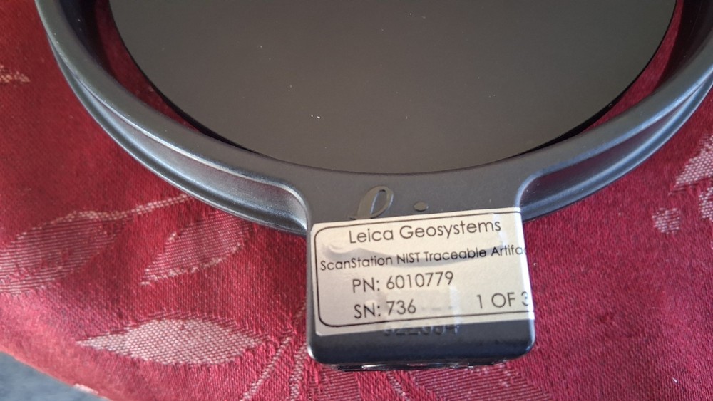 Leica NIST Calibrated Traceable Artifact Bundle Tripod