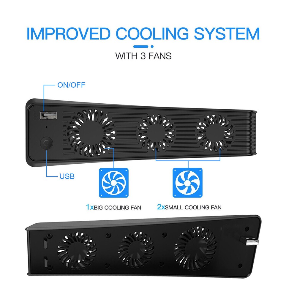 For PS5 PlayStation 5 Cooling Fan Fully Compatible With Console Models