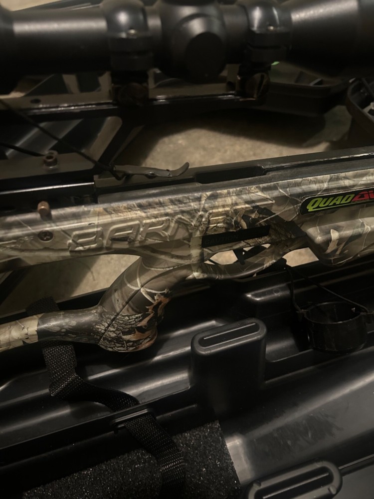 crossbow barnett quad avi with Excalibur sight and bow max case