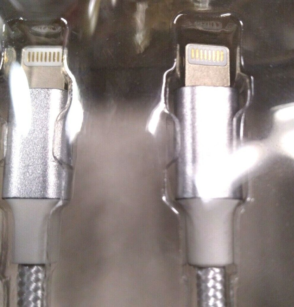 New 3pk FAST Charging Syncing iPhone iPad Cables 3ft 6ft 10ft one each US Ship