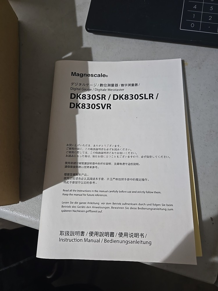 MAGNESCALE GAUGING PROBE DK830SVR NEW