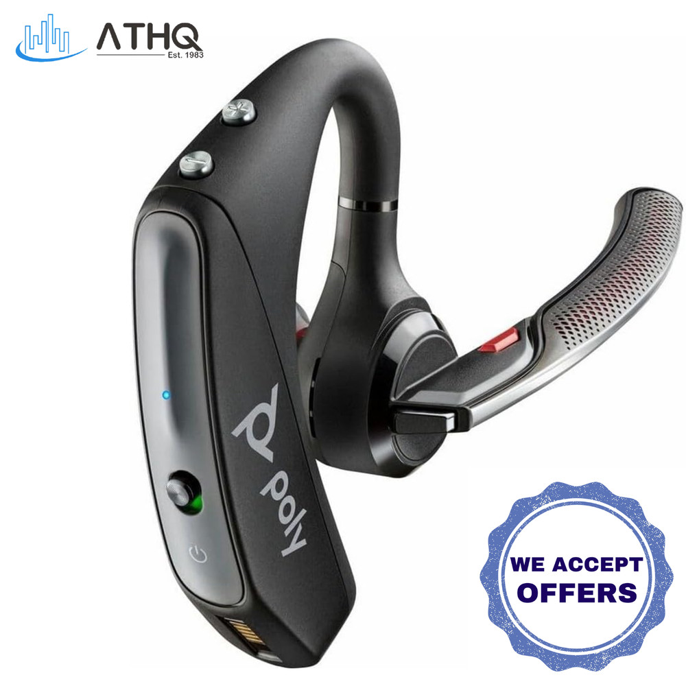 Poly Voyager 5200 UC Bluetooth Wireless Headset Noise Cancelling + BT700 7K2F3AA