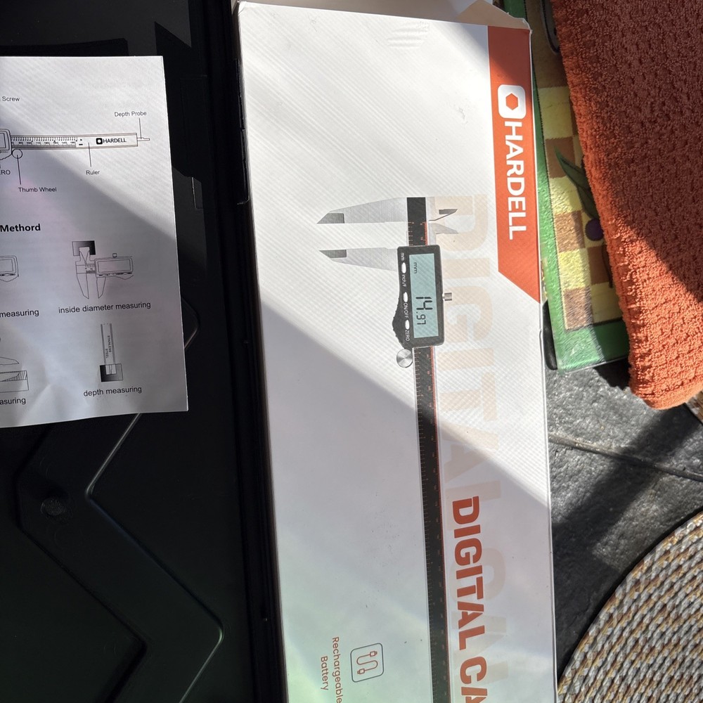 BN Digital Caliper 12 Inch,HARDELL Caliper Measuring Tool