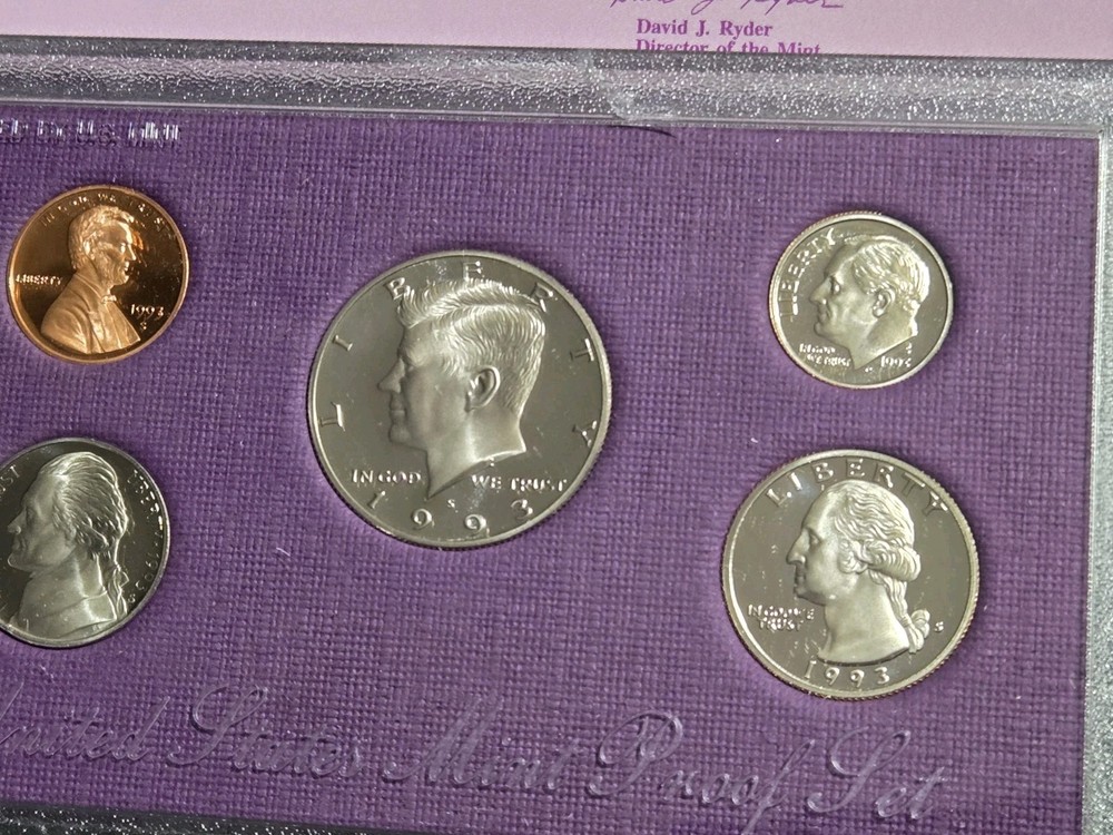 1993-S US Mint Uncirculated Proof Set In Original Packaging