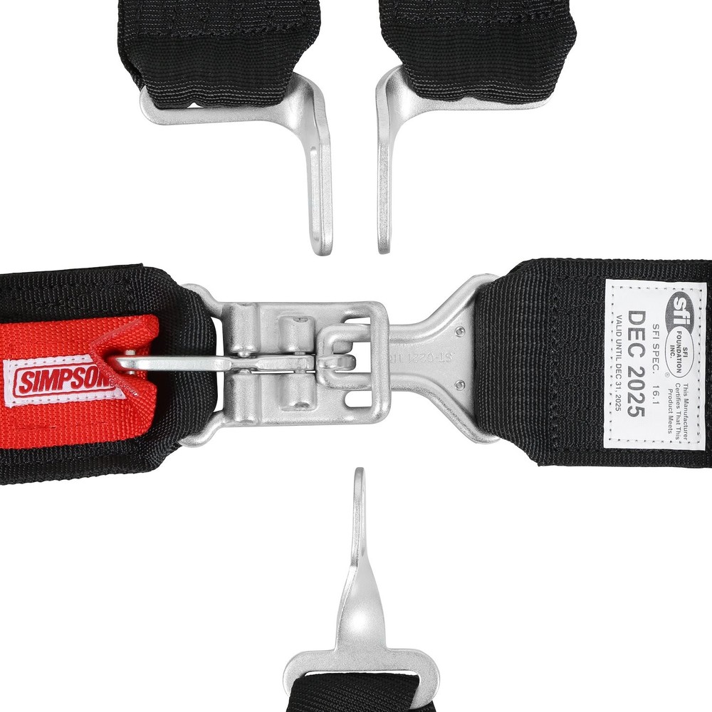 Simpson 5 POINT 55" HARNESS BLACK