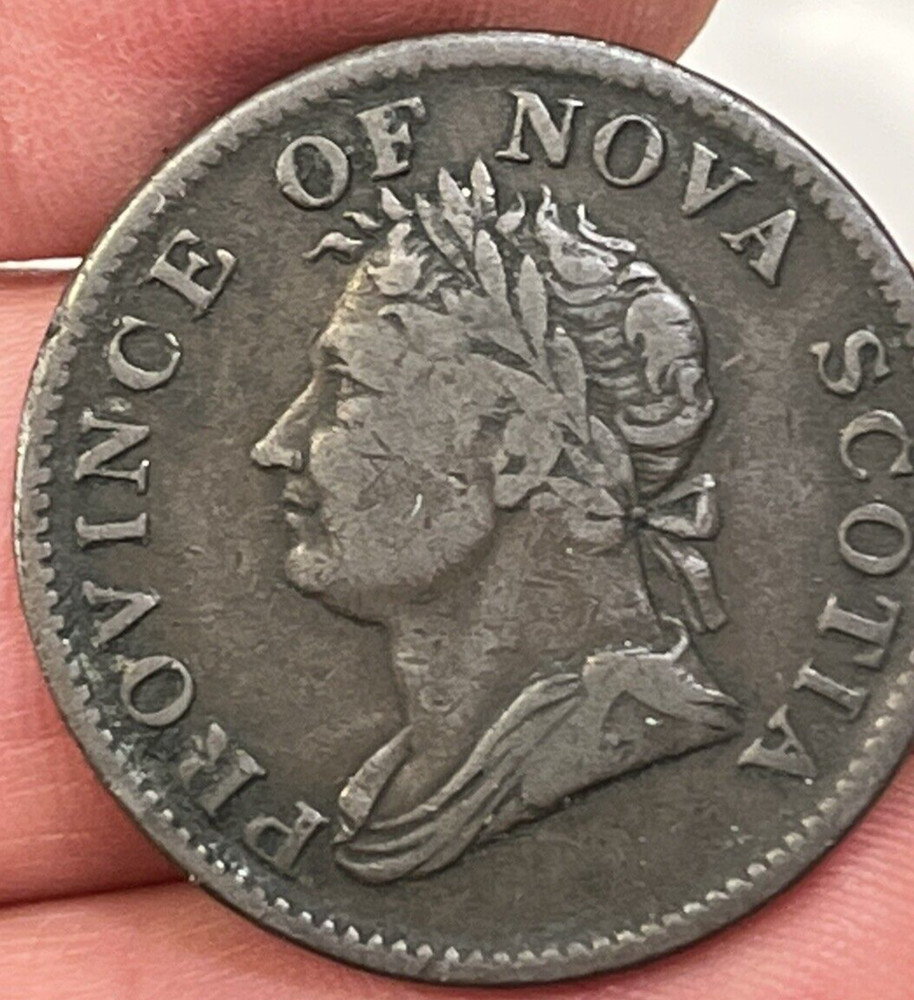 1832 Canada Nova Scotia Half Penny Token