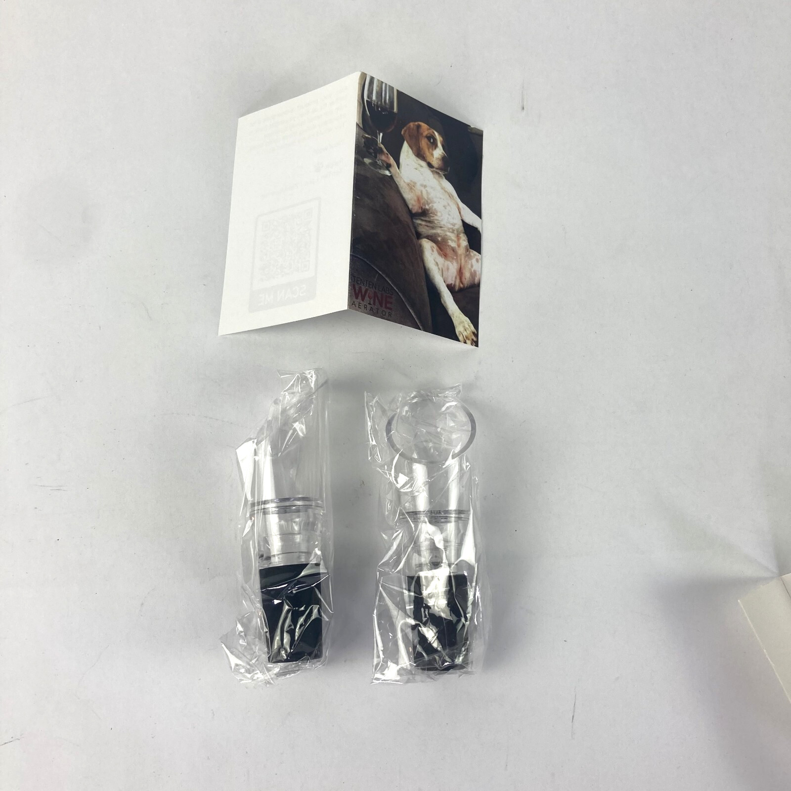 TenTen Labs Wine Aerator Pourer (2-Pack) Instantly Improve Wine Taste No Spills