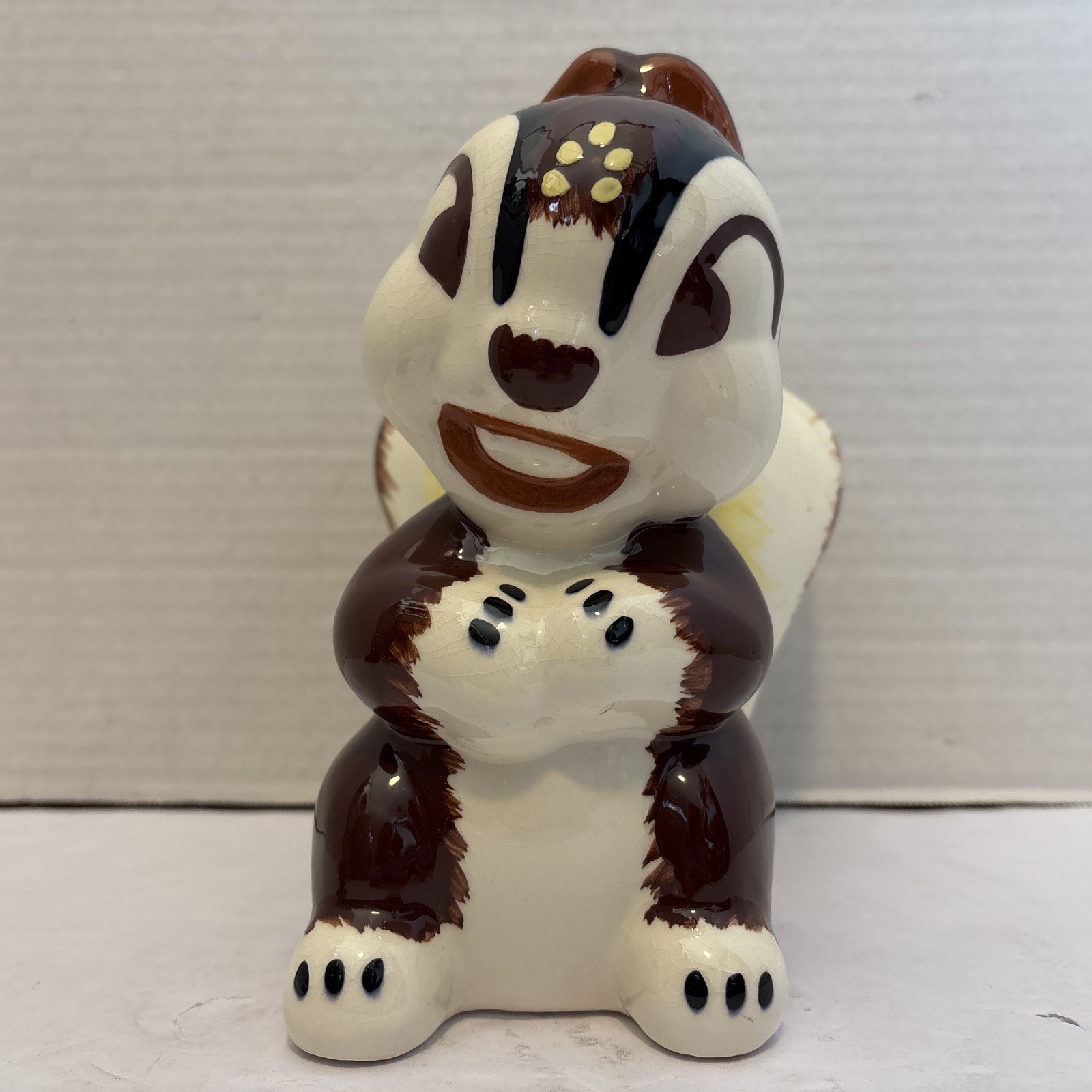 Robert Simmons Ceramic "Nippy" the Chipmunk Figure w/Salt & Pepper Shakers