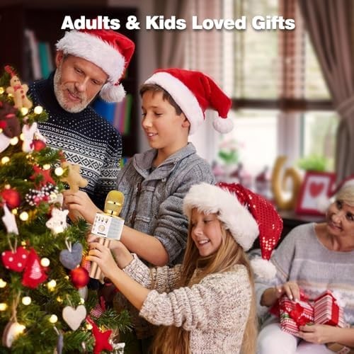 BONAOK Wireless Bluetooth Karaoke Microphone,3-in-1 Portable Handheld Karaoke