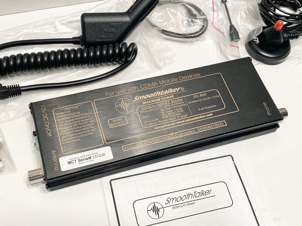 SmoothTalker BST800 Cellular Booster Amplifier