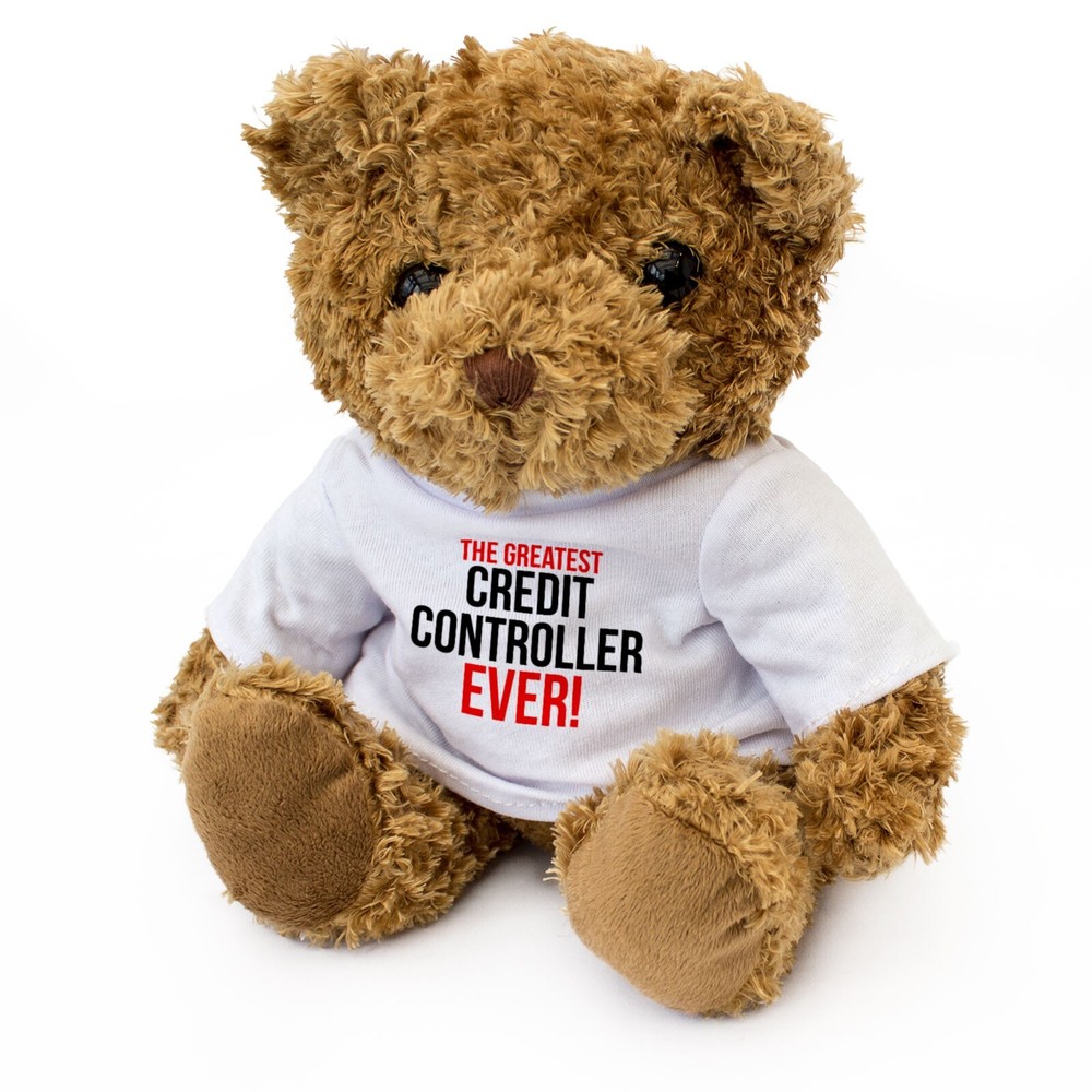 NEW - THE GREATEST CREDIT CONTROLLER EVER - Teddy Bear - Cute - Gift Present