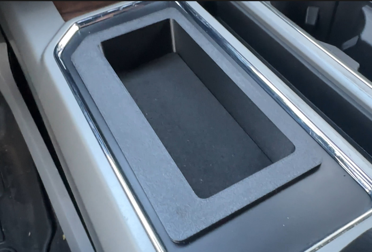 2015-2019 F150 Center Console Filler Pocket Insert for Empty Shifter Space