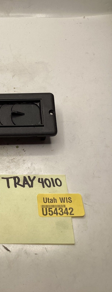 (QTY 2) Rectangular Fan Air Nozzle for Aircon, Black