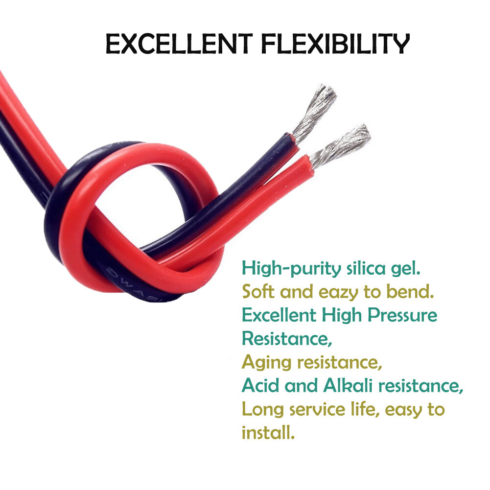 10AWG Solar Panel XT60i Extension Cable Silicon Wire(XT60i-F to Solar Connector)