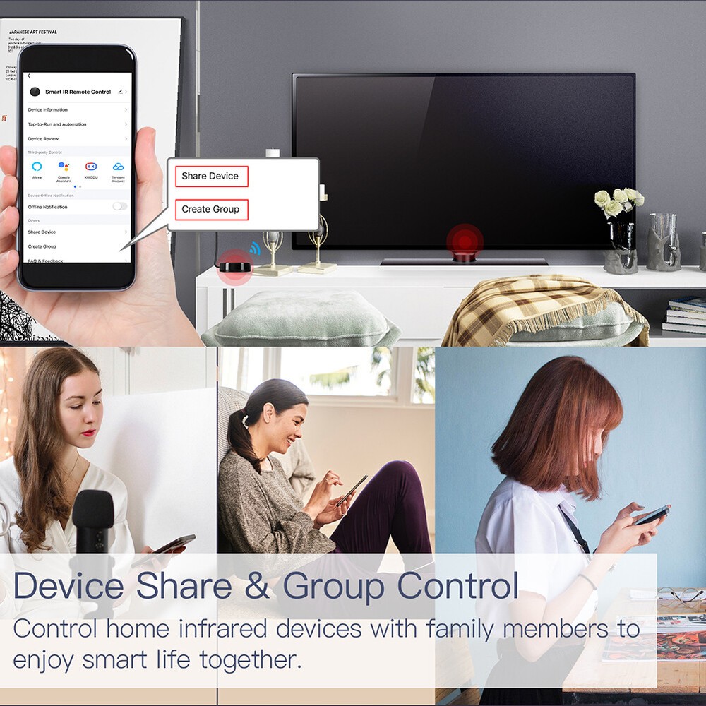 MOES WiFi 2in1 Wireless Multi-Mode Gateway Hub + Universal IR Remote Controller