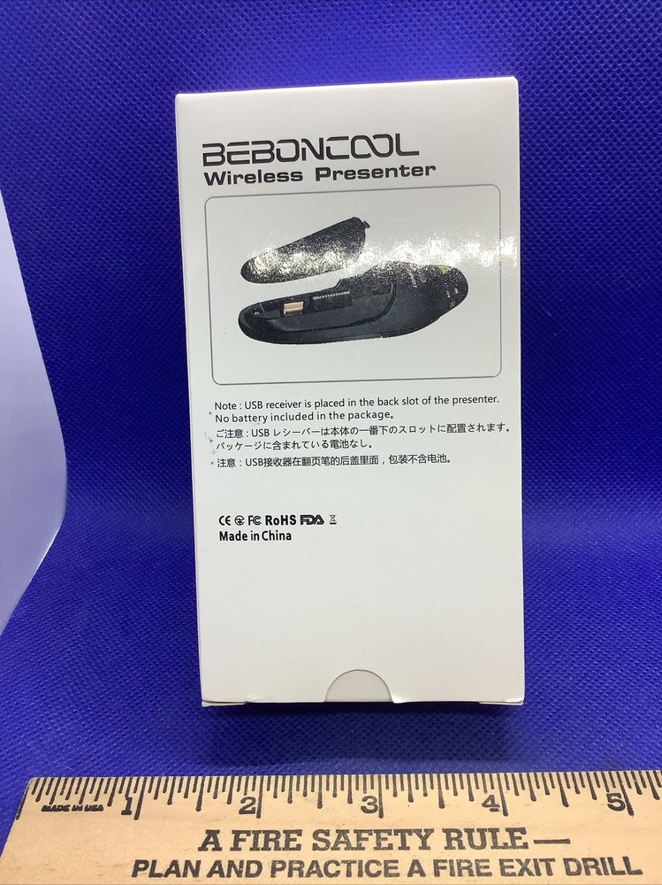 Wireless Power point Presentation Remote USB PPT Presenter Laser Pointer S6