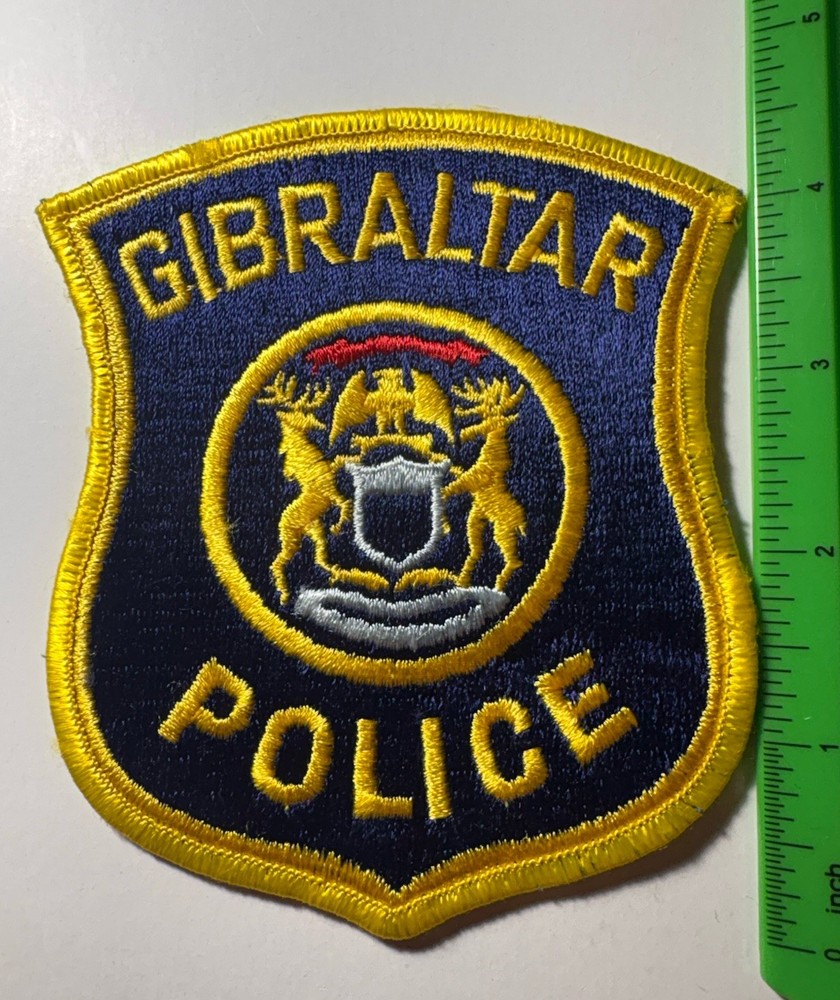 Gibraltar Michigan Police Patch