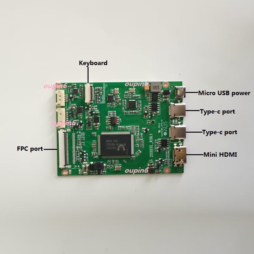 EDP Controller board for B173HAN04.2 B173HAN04.3 mini HDMI Panel LED Type-C LCD