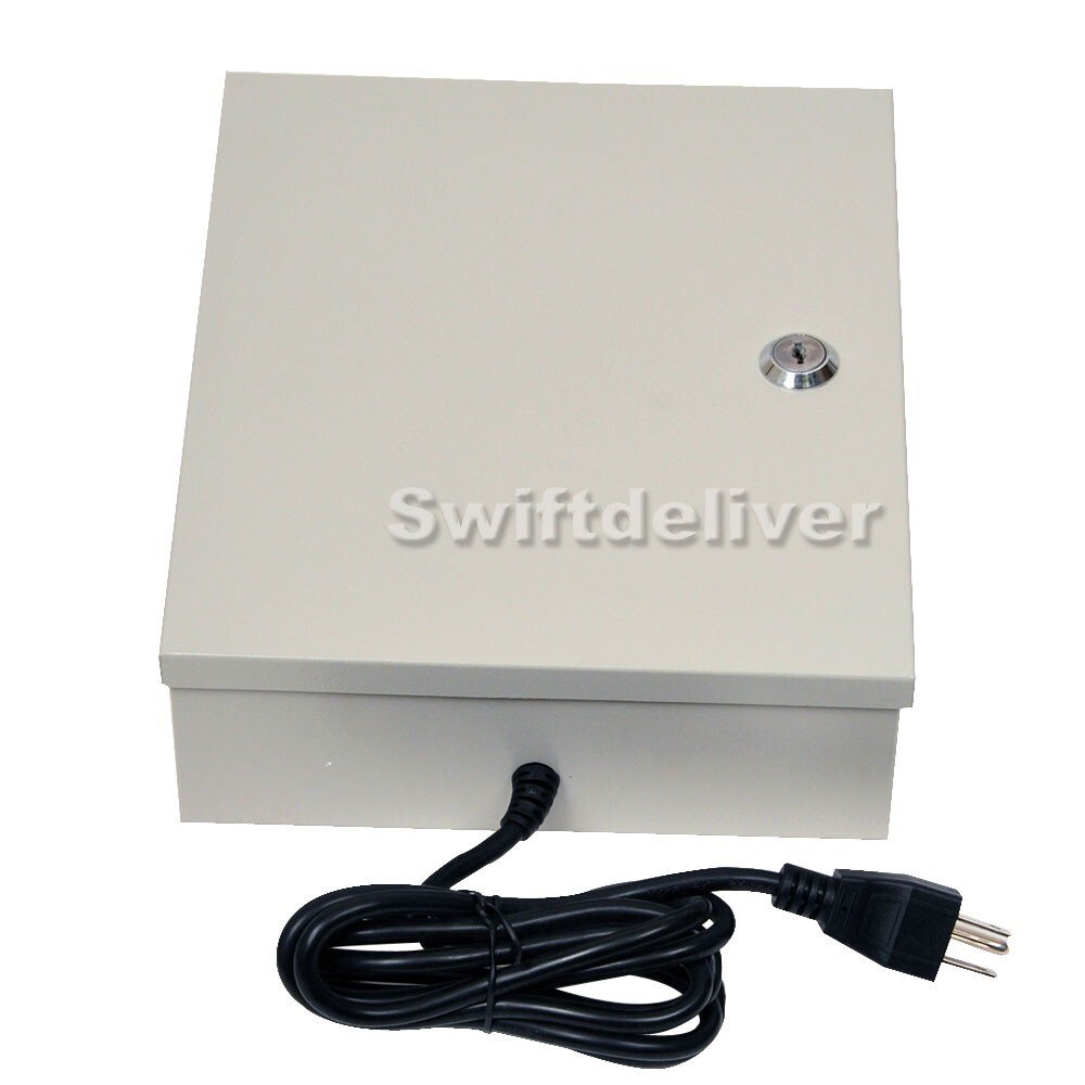 9 Channel CCTV Security Camera 12V DC Power Supply Distributed Switch Box 1c7