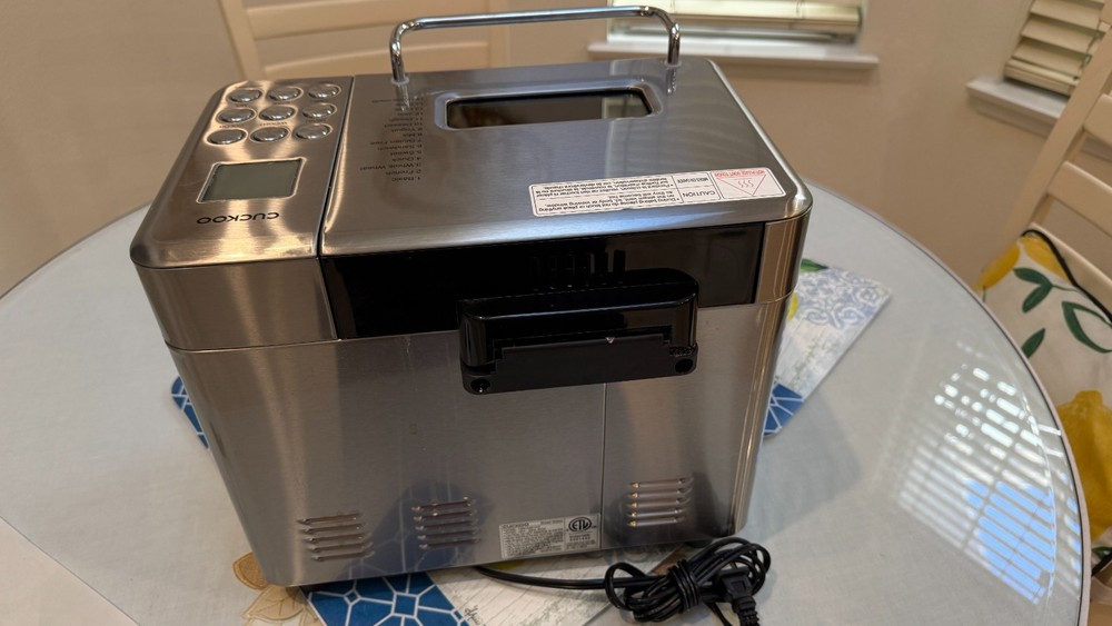 CUCKOO CBM-AAB101S 2 Lb Multi-Functional Bread Maker – 15 Menu Options