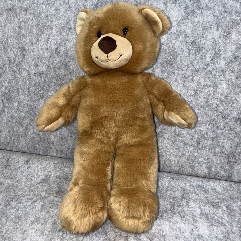 Build a Bear Brown Tan Bear Plush 16"