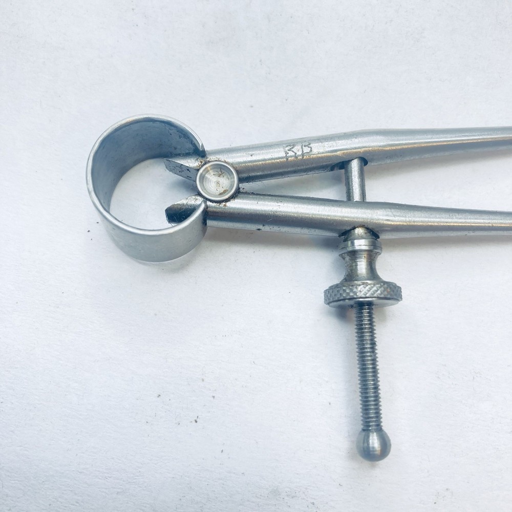 Starrett 274A-3 Toolmakers Spring Inside Caliper 3” Round Leg Solid Nut – USA