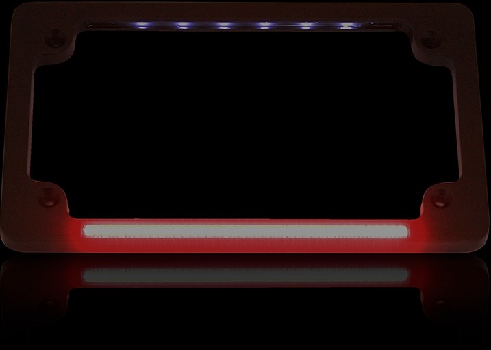 Custom Dynamics Dual LED License Plate Frames TF02-B