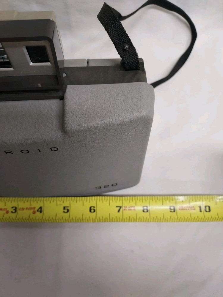 Polaroid 320 Land Camera with Strap, Cold-Clip, User Manual - Untested