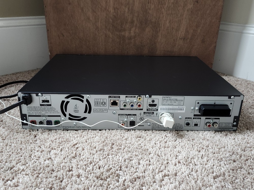 Sony HBD-E770W Receiver Streaming Blu-Ray DVD Receiver **NO REMOTE** TESTED
