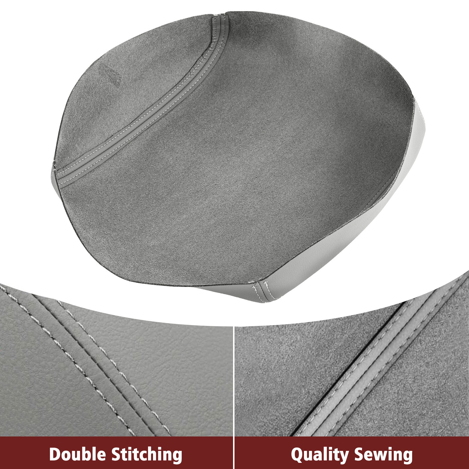 Fits 2009-2015 Honda Pilot Center Console Lid Armrest Replacement Cover Gray