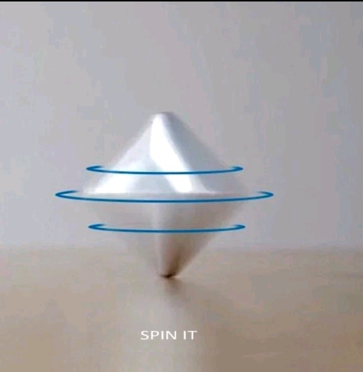 Hand Fidget Desk Spinning Toy Stress Relieve Flip Toy Stainless Steel Fingertip