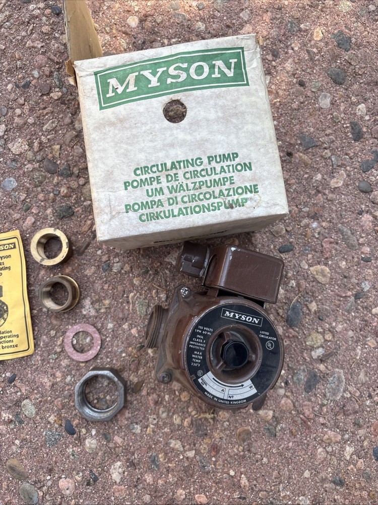 Myson L Series Circulating Pump Made In The Uk.