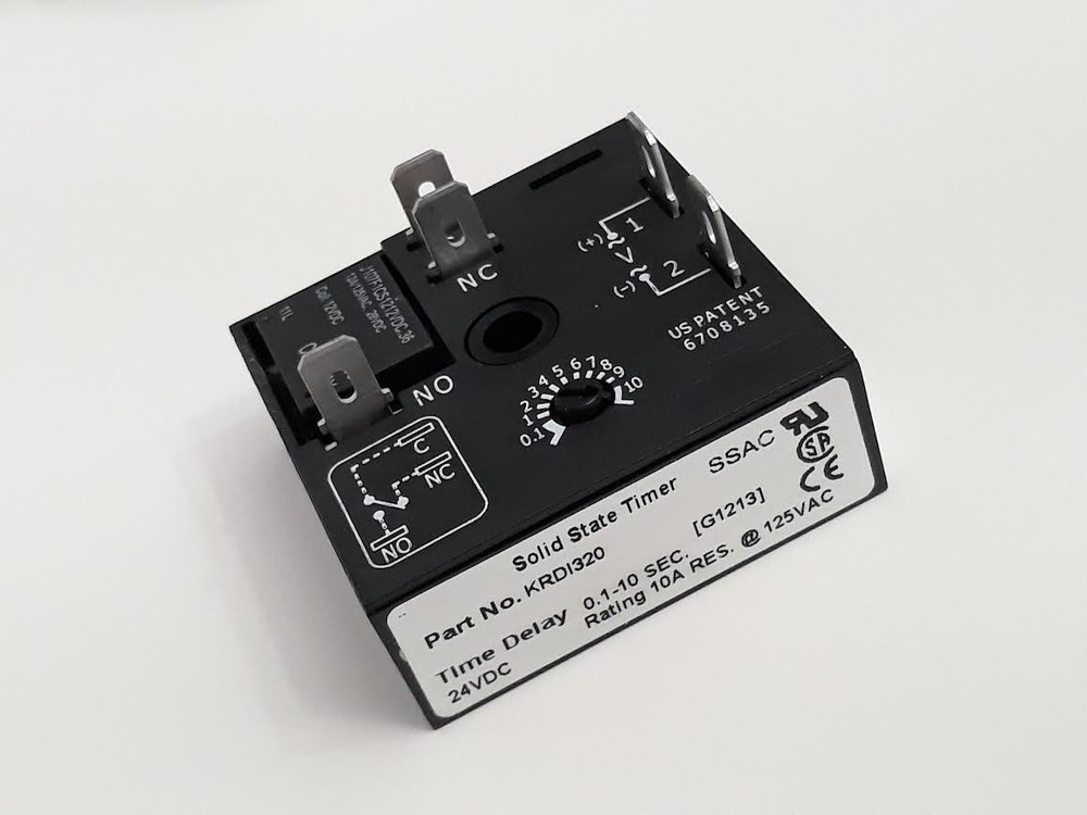 ONE NEW SSAC SOLID STATE TIMER KRDI1320 125 VAC TIME DELAY 0.1 TO 10 SEC
