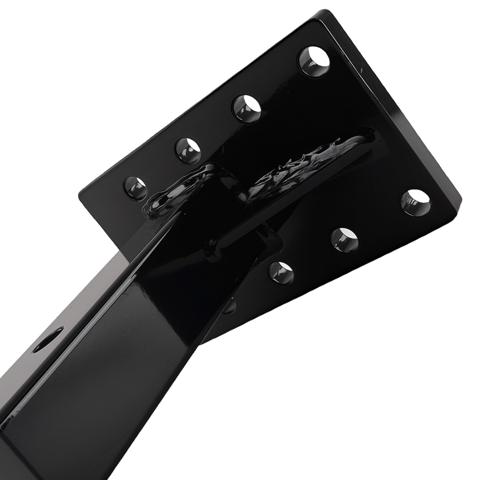 3 Position Pintle Hitch Mount Plate for 2" Hitch Steel 20000 lbs Capacity