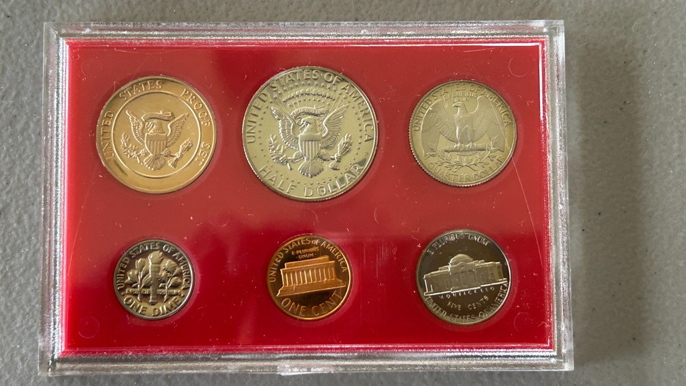 5 US Mint Proof Sets 1978 - 1982 OGP “S” Mint Mark