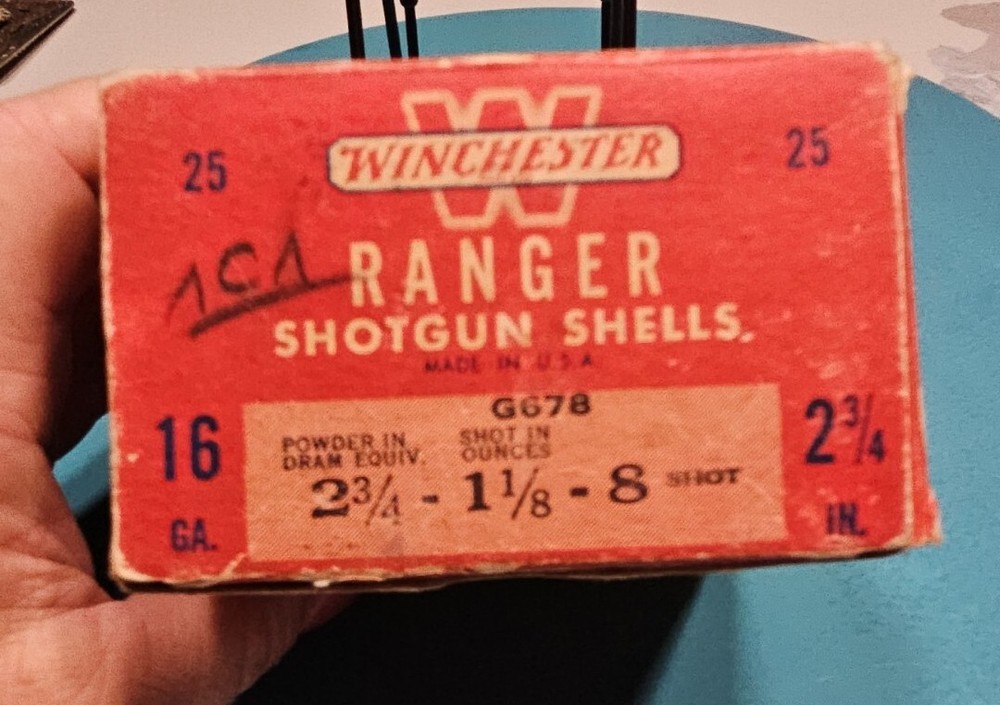 Winchestet Ranger Shotgun Shells Box - Empty