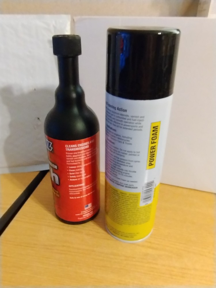 Amsoil Engine Transmission Flush + Amsoil Power Foam Induction System Cleaner