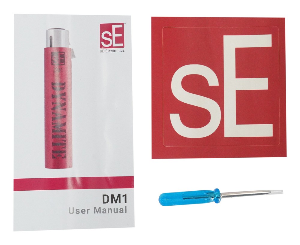 Se Electronics DM1 Active Inline Microphone Preamp 4 Dynamic+Passive Ribbon Mics