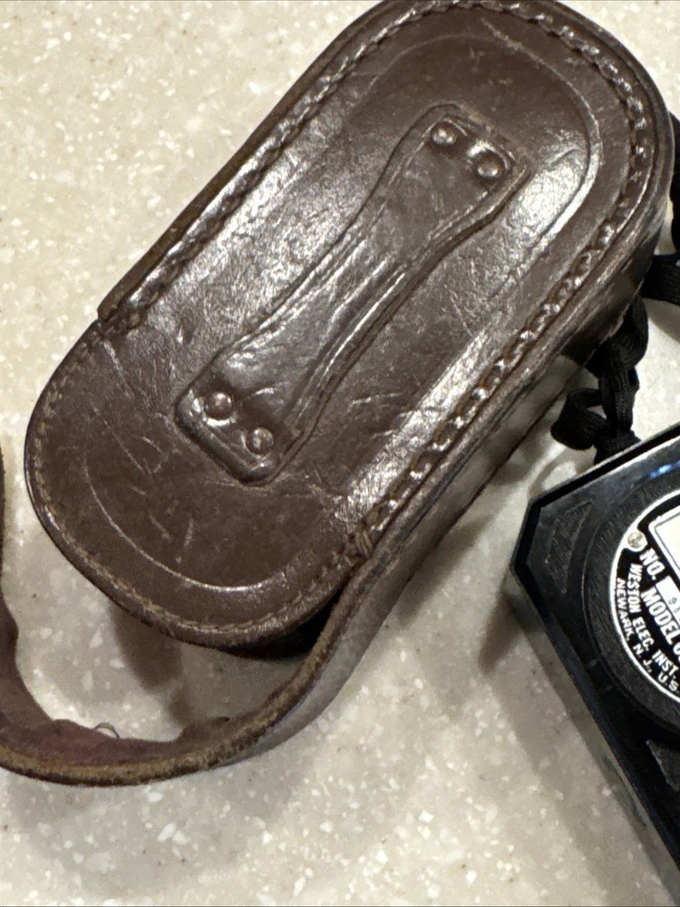 Weston Leicameter Model 650 Light Exposure Meter w/Case
