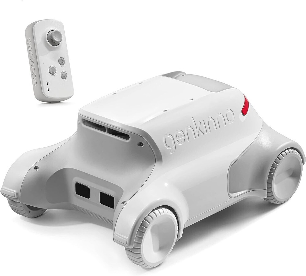 GENKINNO Pool Cleaner Cordless Robotic Pool Cleaner ~ Smart Navigation