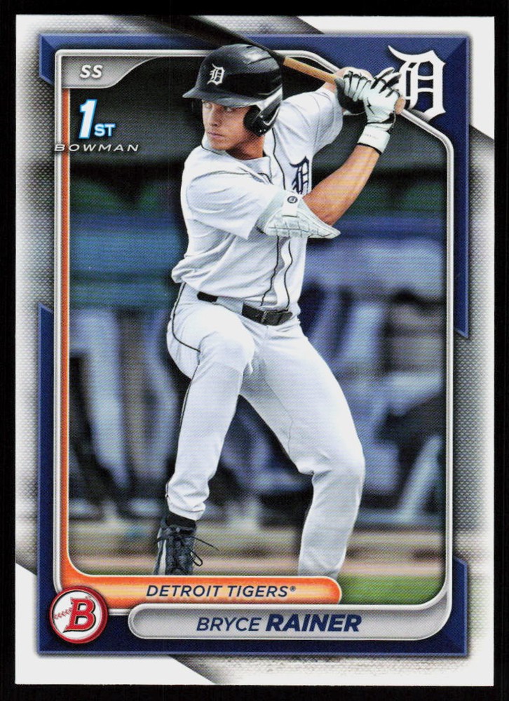 2024 BOWMAN DRAFT BRYCE RAINER #BD-86 Baseball DETROIT TIGERS 1ST