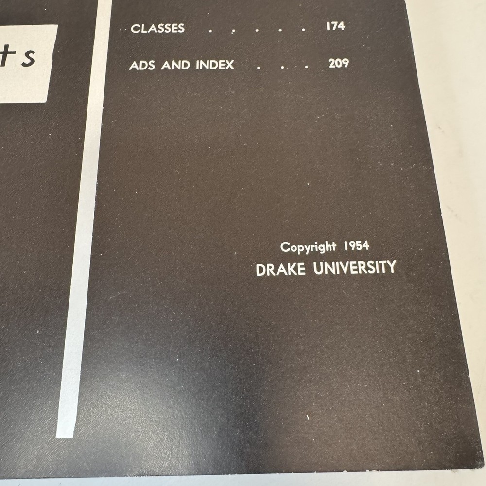 1954 Drake University Quax Yearbook