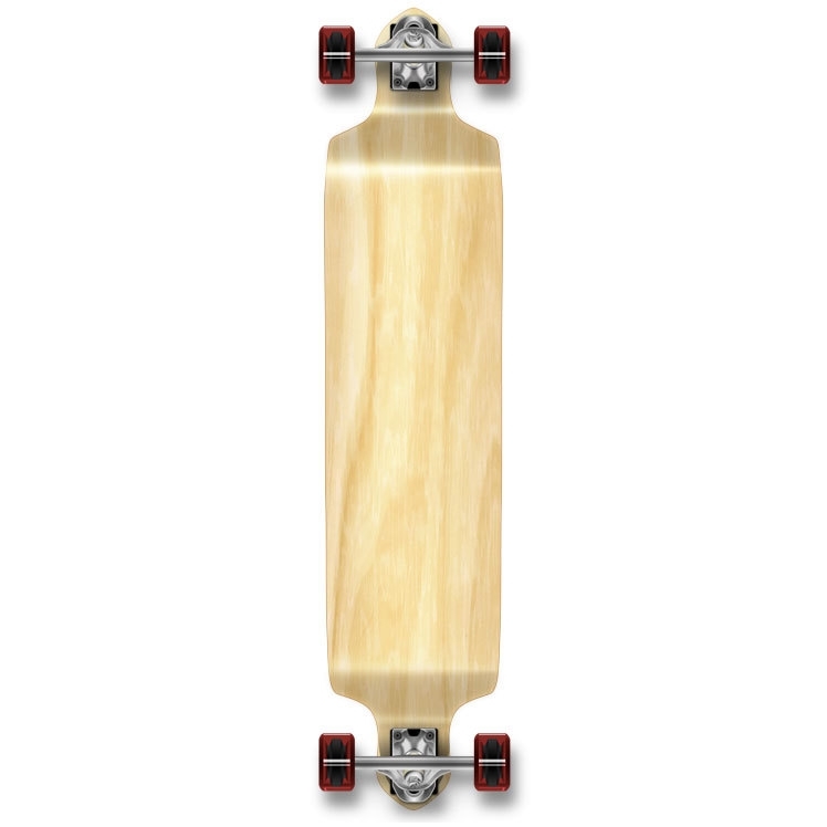 Yocaher Drop Down Blank Longboard Complete - Stained Green