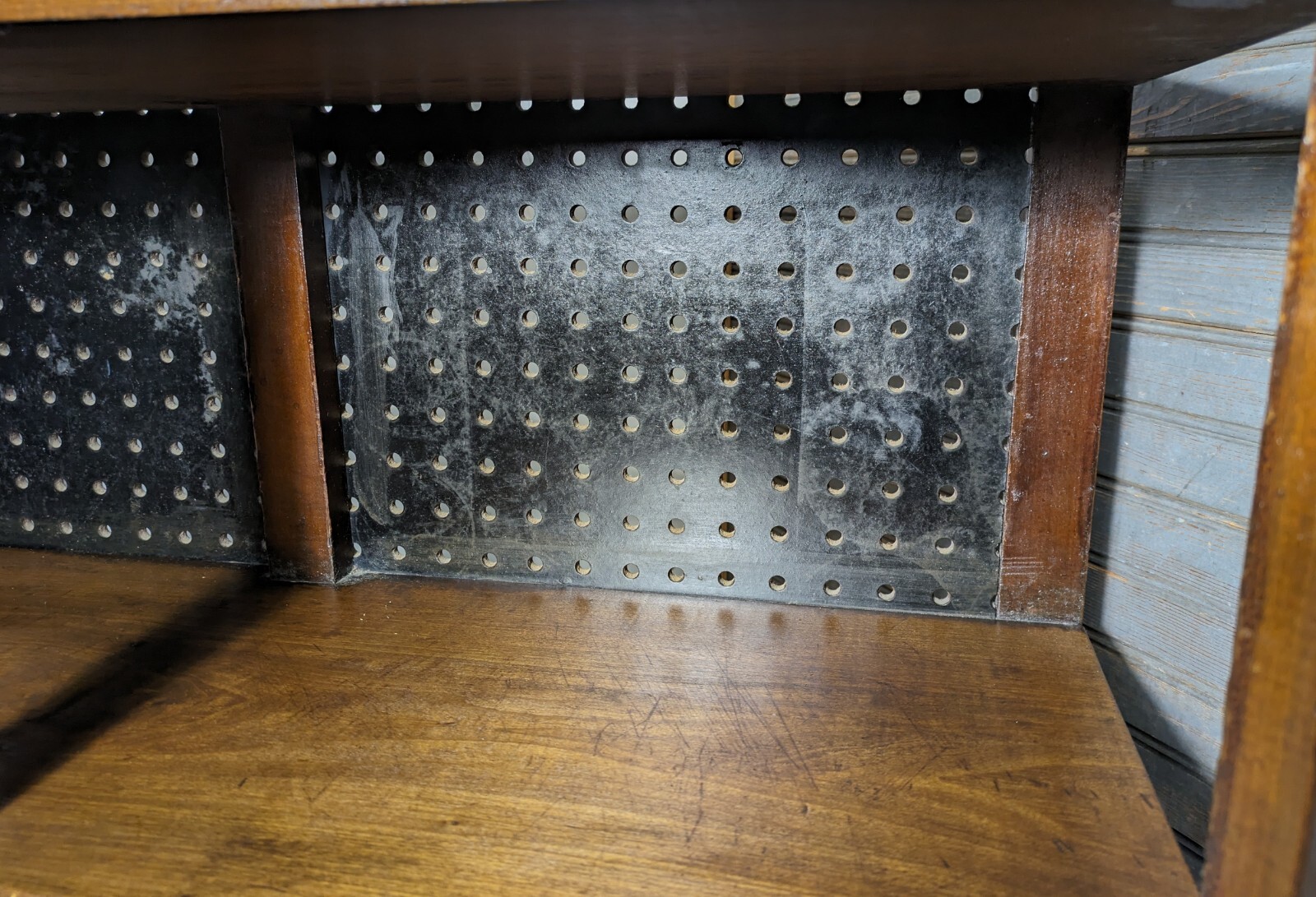 Antique Rustic Mission Arts & Crafts Style Display Book Shelf Open Bookcase