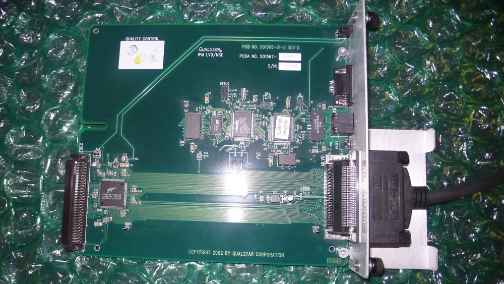 Qualstar 501567-02-8 SCSI Interface Module + Q-Link From RLS 8204 RORKE DATA