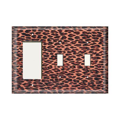 SnazzySwitch Leopard Print Decorative Light Switch Plate Cover
