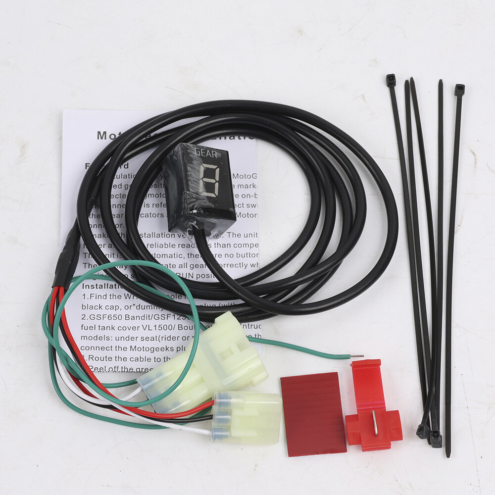 Motorcycle Gear Indicator Blue Display for Suzuki GSX1300R Hayabusa 1999-2007