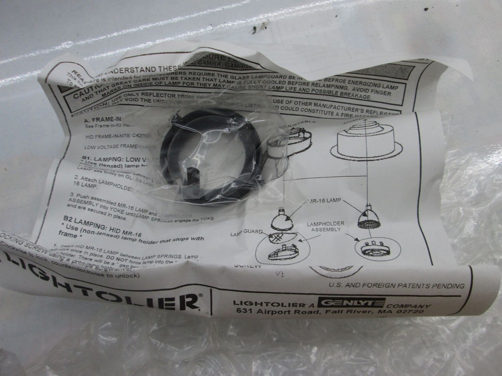 Lightolier C4MRACLW 4" Recessed Downlight Calculite