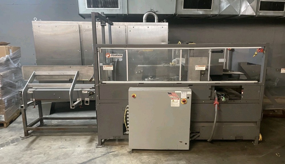 Pearson Packaging Systems 460V 3Ph Case Erector Box Forming Machine
