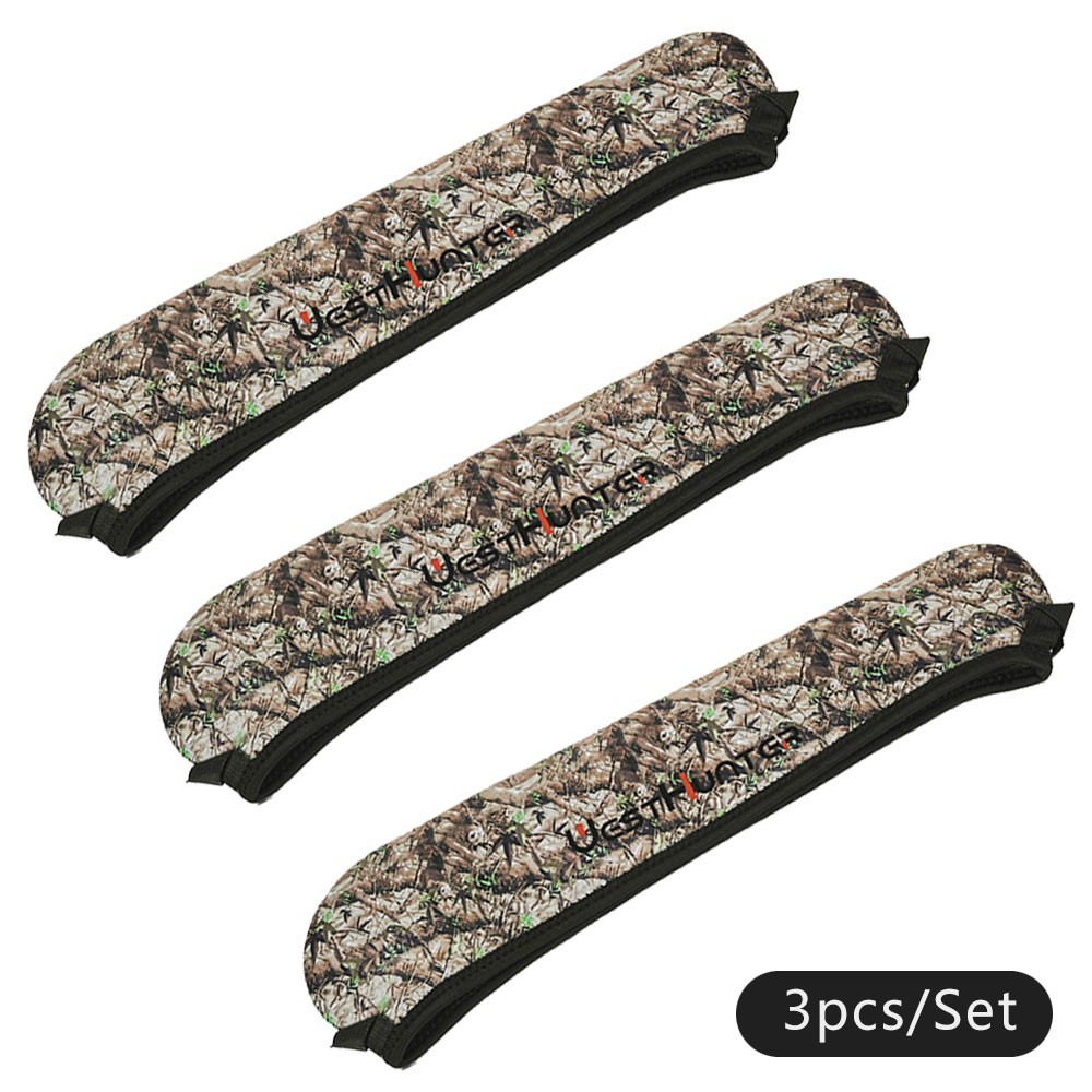 Camouflag Scope Covers Packaging Bag Optic Scope Lens Protector Waterproof 3pcs